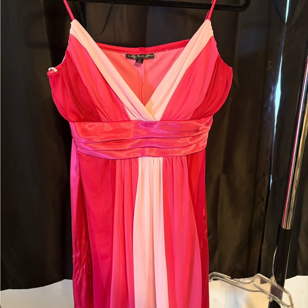 City Triangles Pink and Red Dress